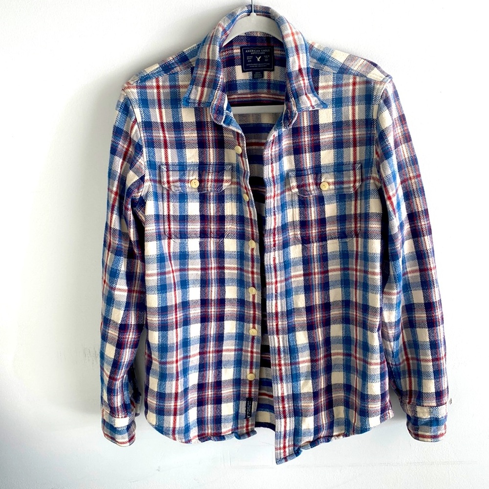 American Eagle Medium plaid shirt